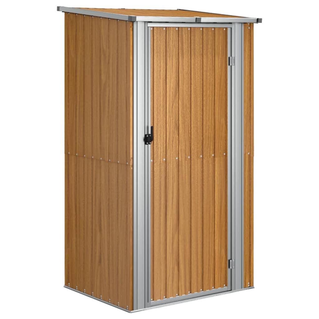 Tuinschuur 118,5x97x209,5 cm gegalvaniseerd staal bruin Tuinhuizen | Creëer jouw Trendy Thuis | Gratis bezorgd & Retour | Trendy.nl