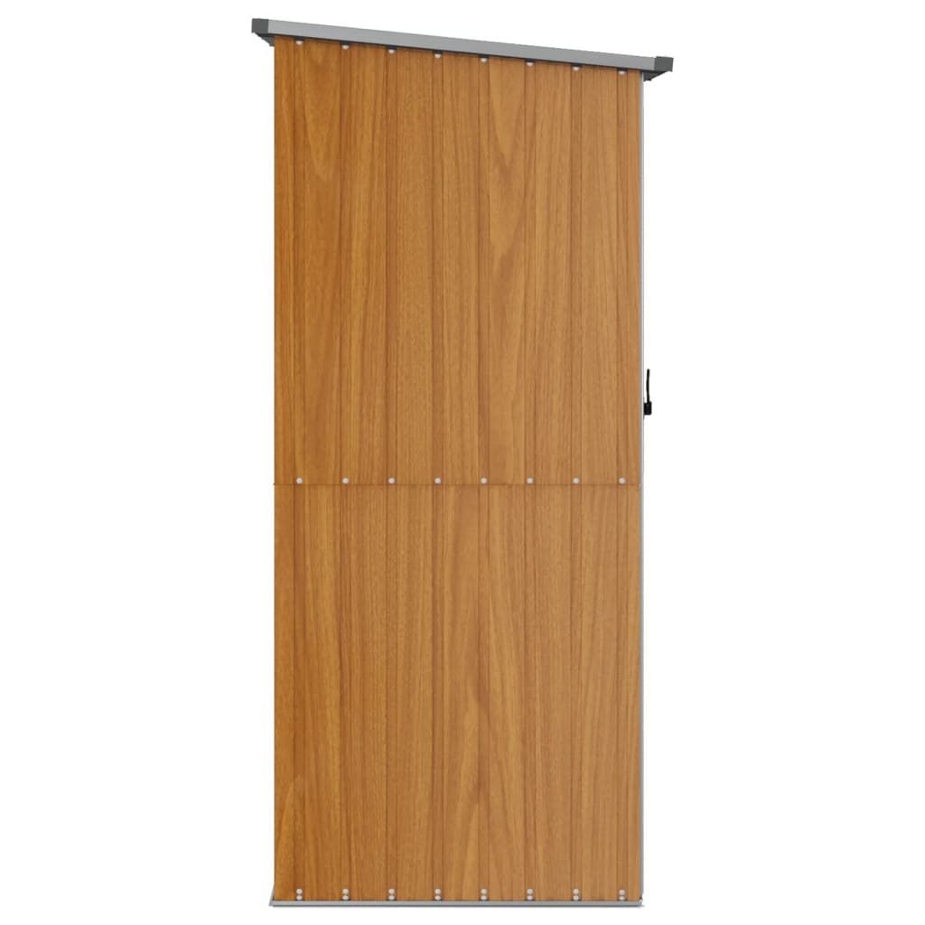 Tuinschuur 118,5x97x209,5 cm gegalvaniseerd staal bruin Tuinhuizen | Creëer jouw Trendy Thuis | Gratis bezorgd & Retour | Trendy.nl