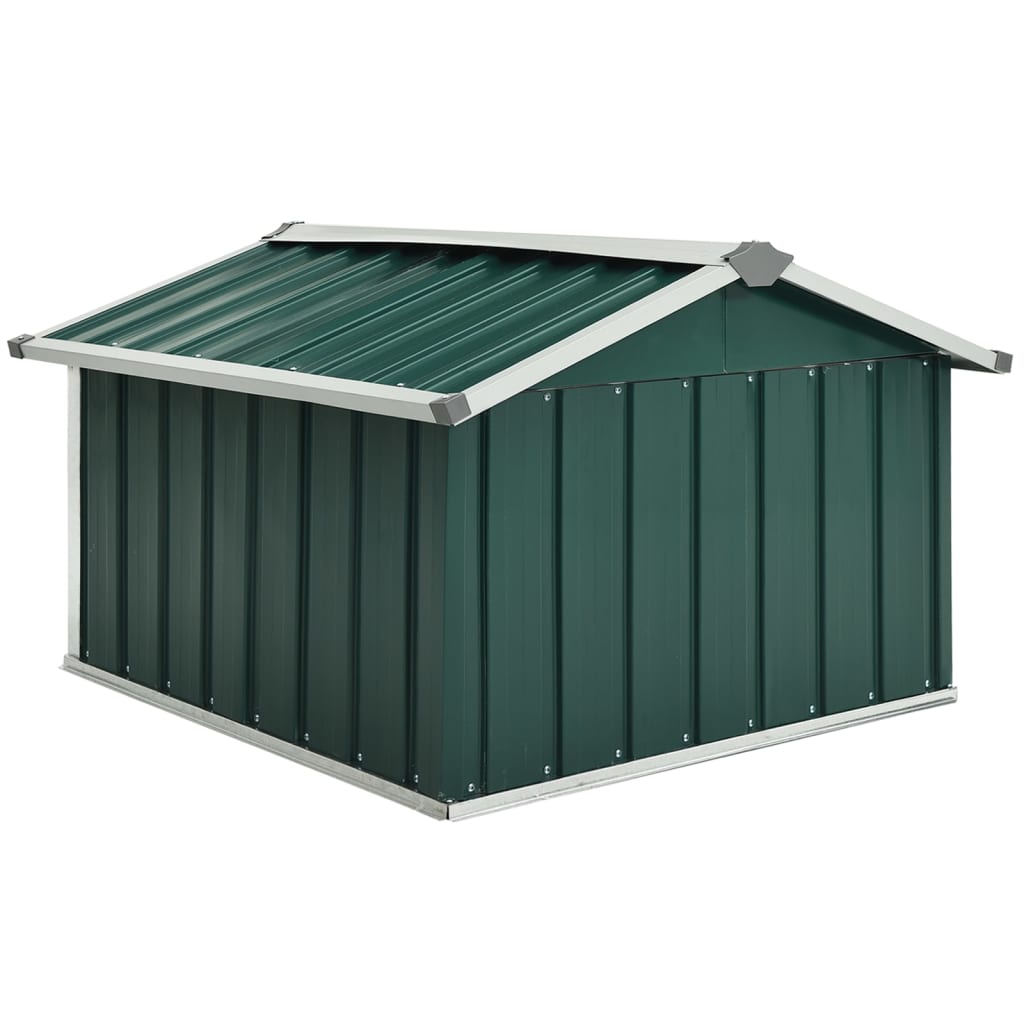 Overkapping voor robotmaaier 92x97x63 cm staal groen Tuinhuizen | Creëer jouw Trendy Thuis | Gratis bezorgd & Retour | Trendy.nl