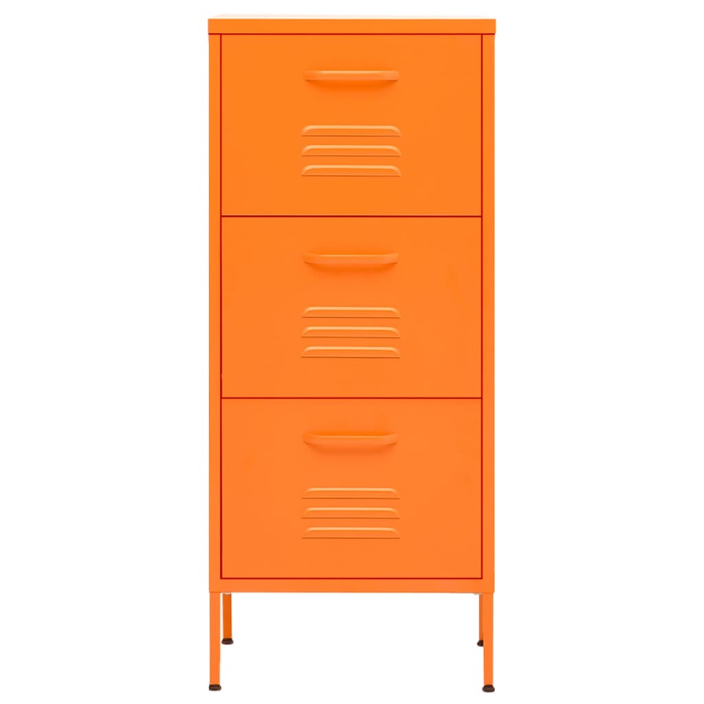 Opbergkast 42,5x35x101,5 cm staal oranje Opbergkasten & lockerkasten | Creëer jouw Trendy Thuis | Gratis bezorgd & Retour | Trendy.nl