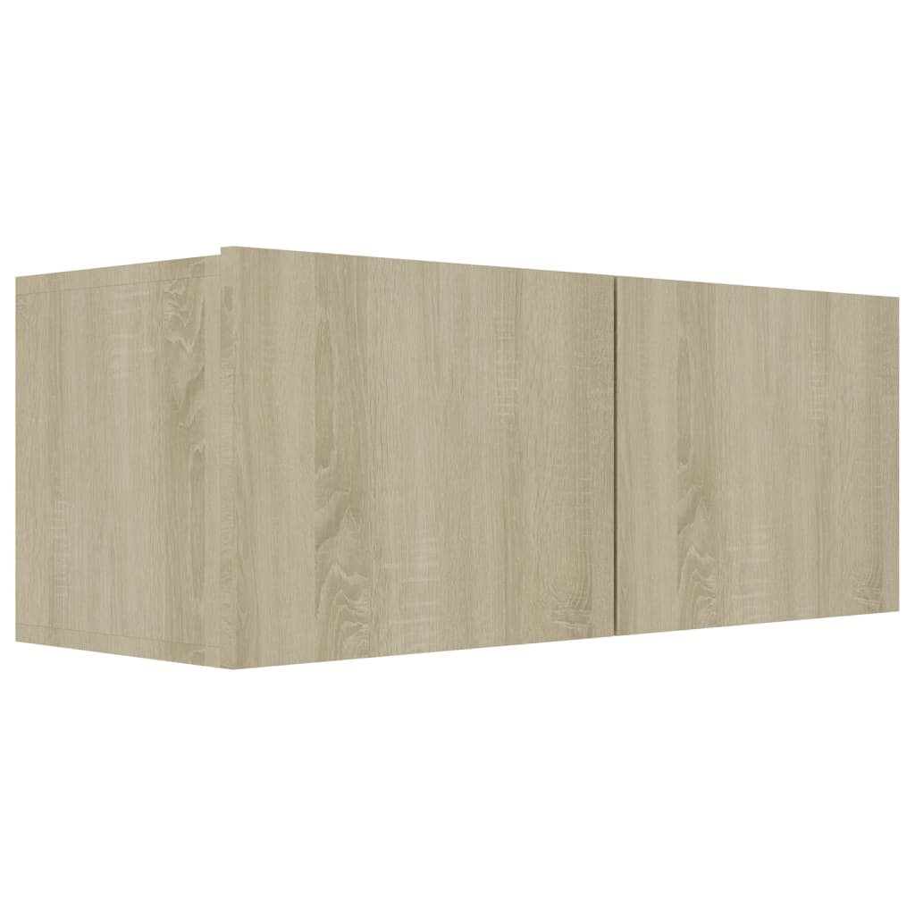 Tv-meubelen 4 st 80x30x30 cm spaanplaat sonoma eikenkleurig Tv-meubels | Creëer jouw Trendy Thuis | Gratis bezorgd & Retour | Trendy.nl