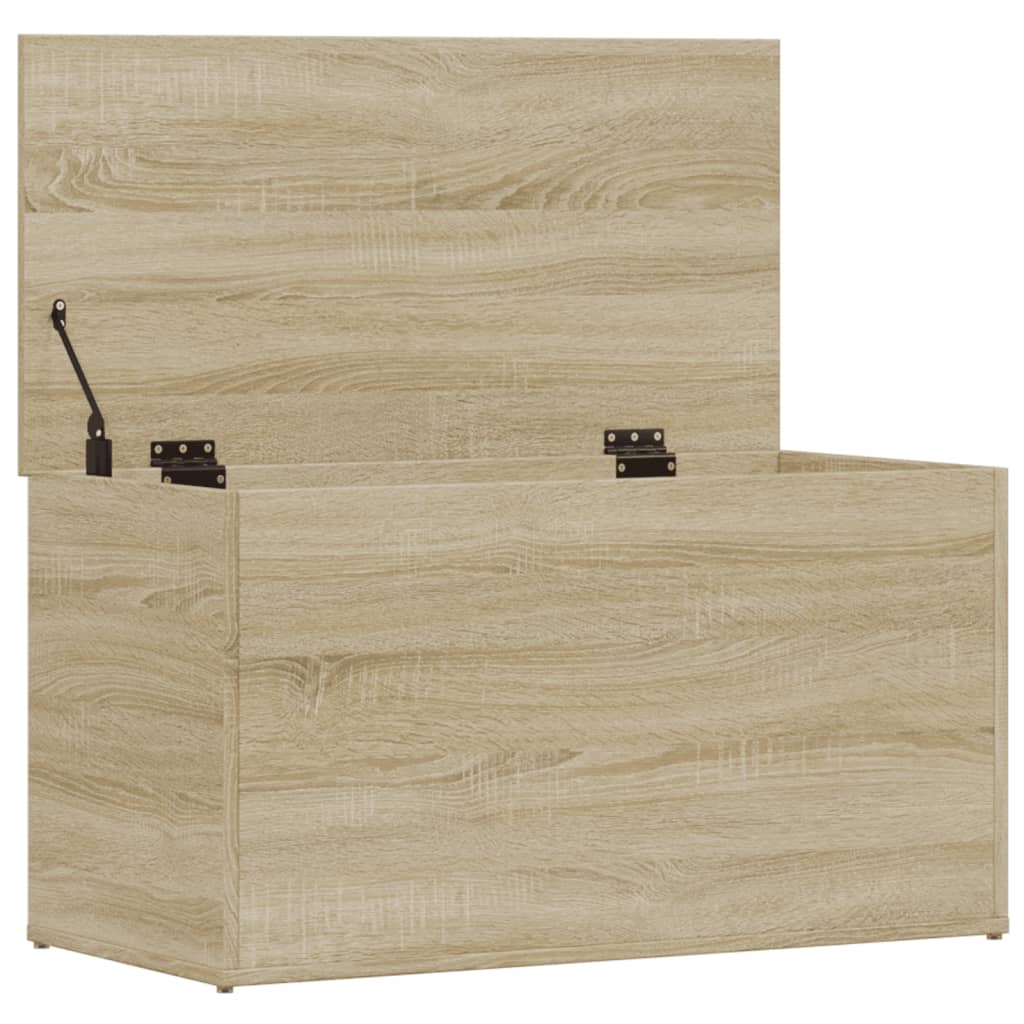 Opbergkist 84x42x46 cm bewerkt hout sonoma eikenkleurig Speelgoedkisten | Creëer jouw Trendy Thuis | Gratis bezorgd & Retour | Trendy.nl