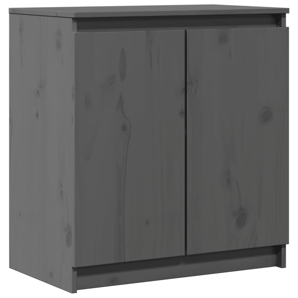 Bijzetkast 60x36x65 cm massief grenenhout grijs Dressoirs & buffetkasten | Creëer jouw Trendy Thuis | Gratis bezorgd & Retour | Trendy.nl