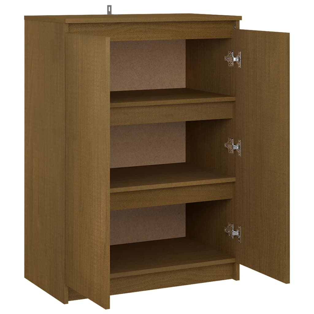 Dressoir 60x36x84 cm massief grenenhout honingbruin Dressoirs & buffetkasten | Creëer jouw Trendy Thuis | Gratis bezorgd & Retour | Trendy.nl