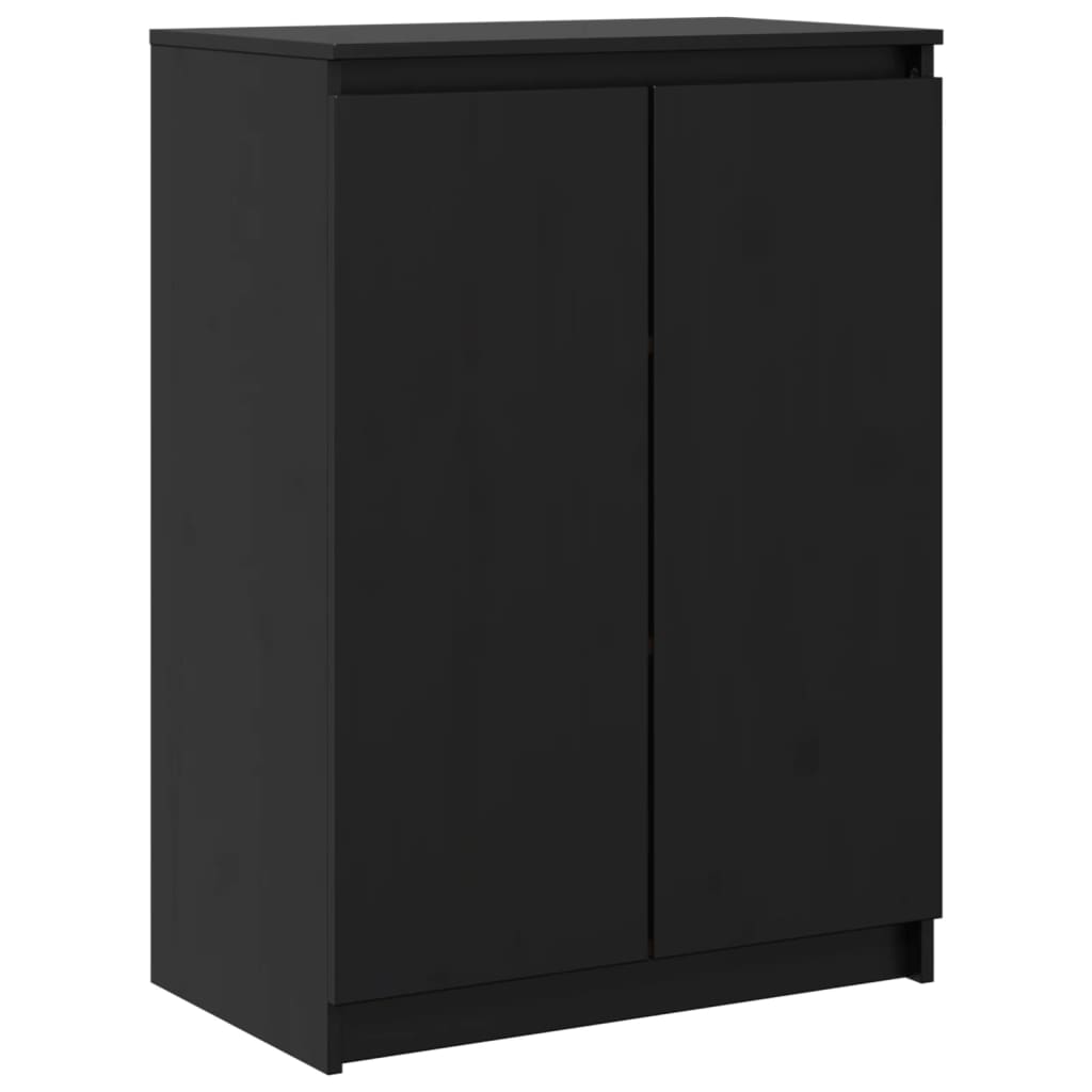 Dressoir 60x36x84 cm massief grenenhout zwart Dressoirs & buffetkasten | Creëer jouw Trendy Thuis | Gratis bezorgd & Retour | Trendy.nl