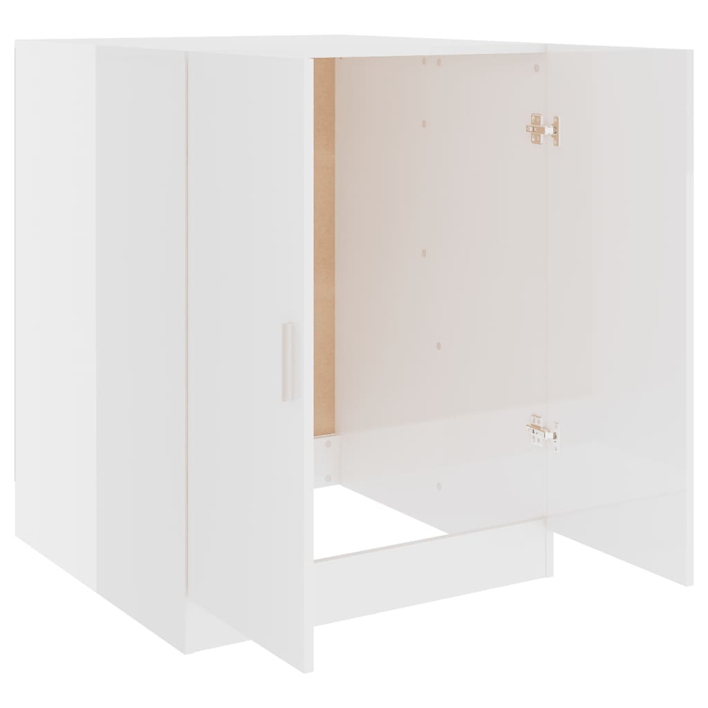 Wasmachinekast 71x71,5x91,5 cm hoogglans wit Accessoires voor wasmachines & drogers | Creëer jouw Trendy Thuis | Gratis bezorgd & Retour | Trendy.nl