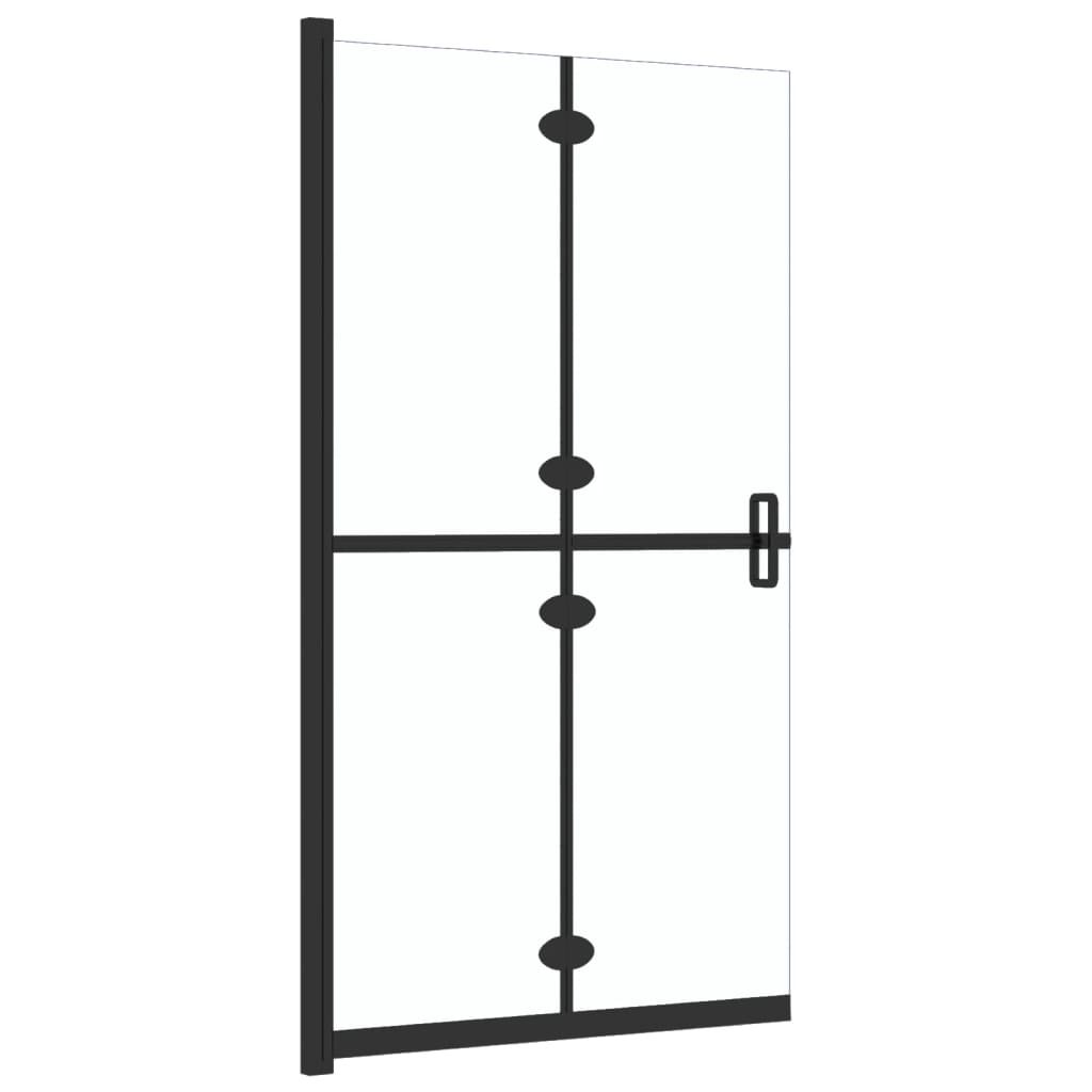 Inloopdouchewand inklapbaar 90x190 cm ESG-glas transparant Douchewanden & -muren | Creëer jouw Trendy Thuis | Gratis bezorgd & Retour | Trendy.nl