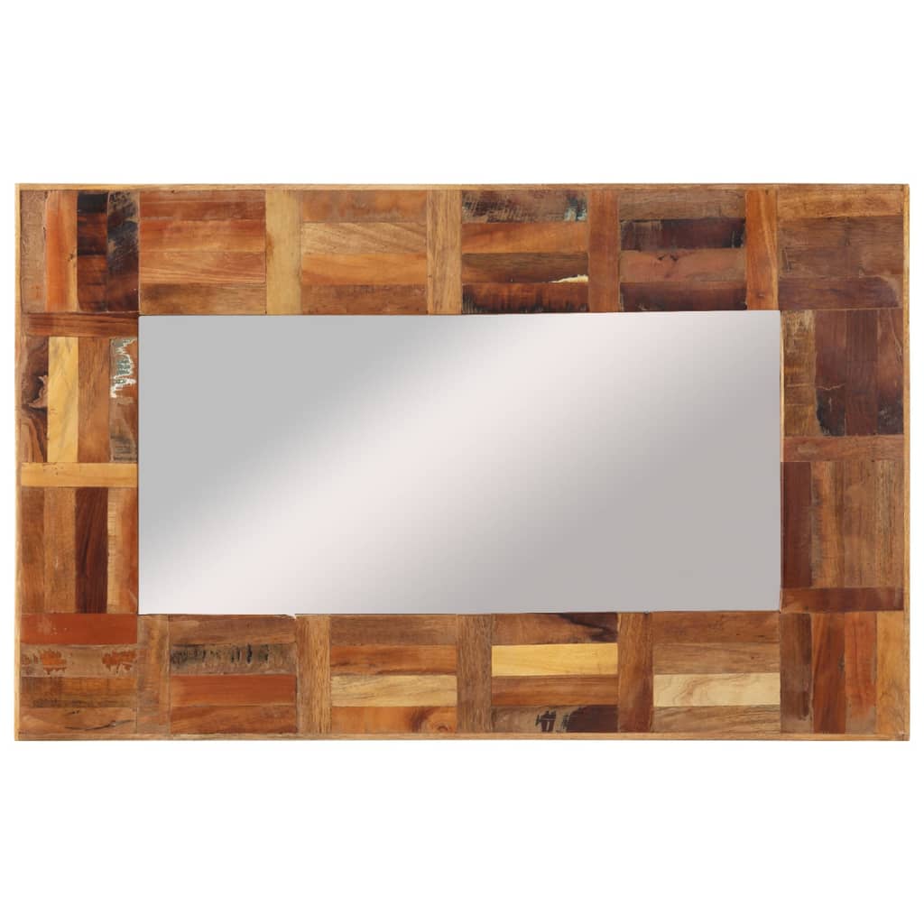 Wandspiegel 50x80 cm massief gerecycled hout Spiegels | Creëer jouw Trendy Thuis | Gratis bezorgd & Retour | Trendy.nl