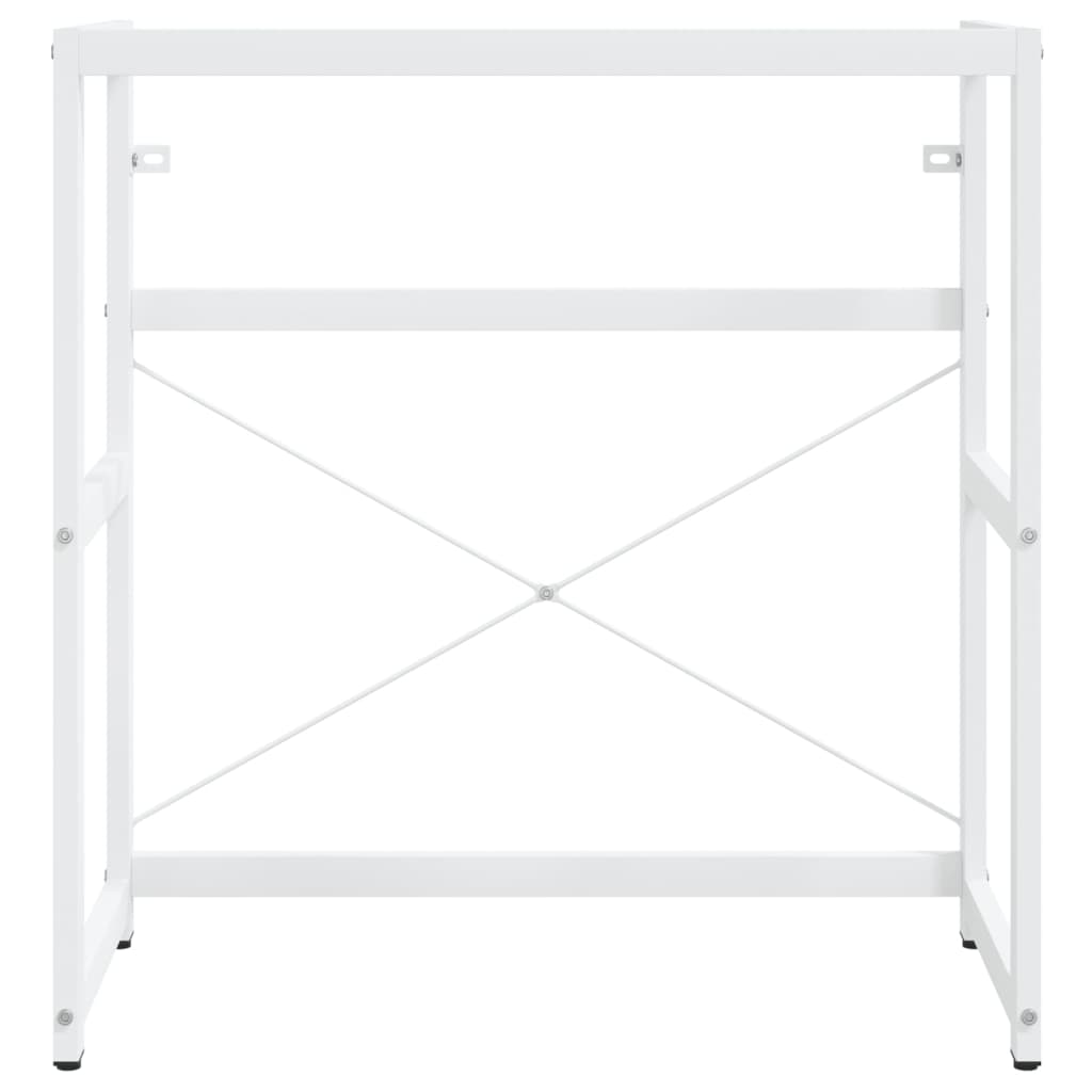 Wastafelframe 79x38x83 cm ijzer wit