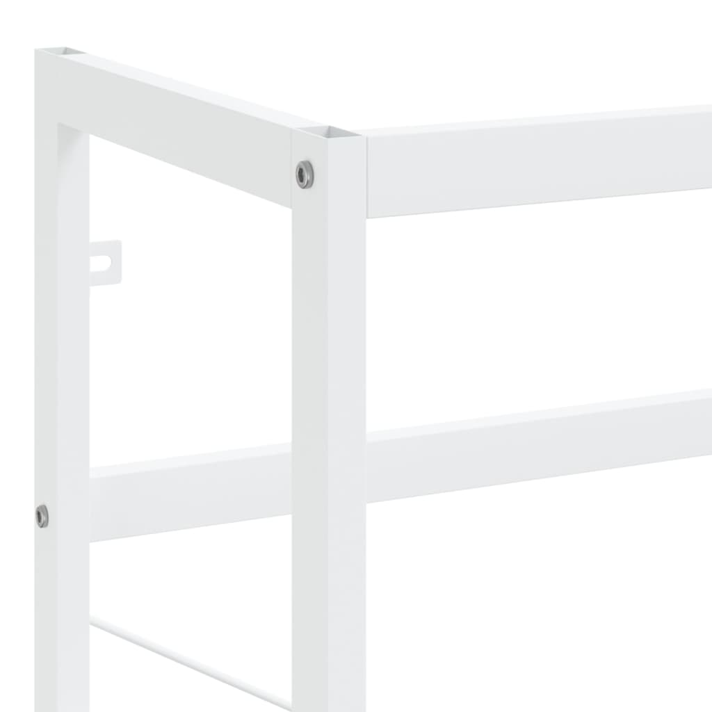 Wastafelframe 79x38x83 cm ijzer wit