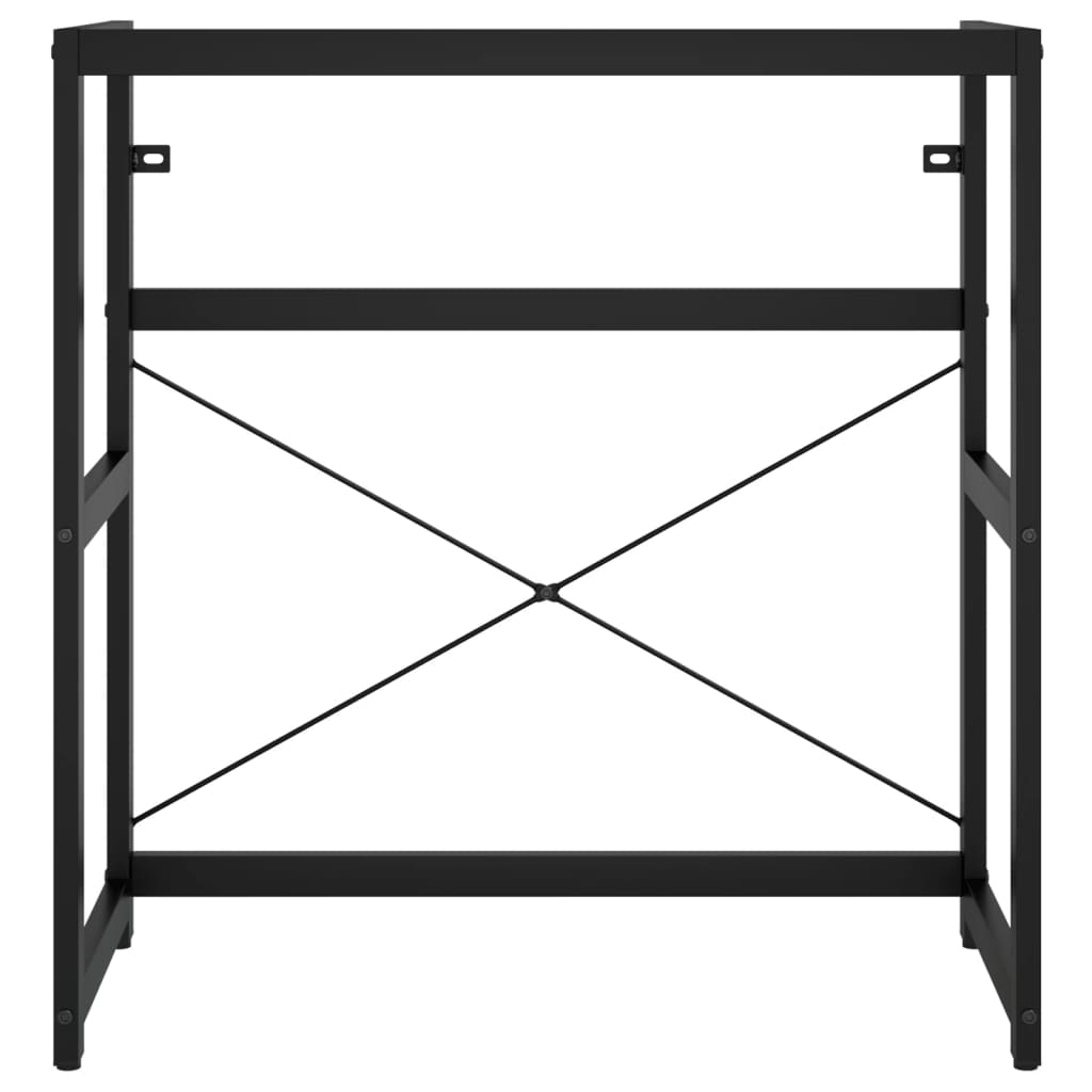 Wastafelframe 79x38x83 cm ijzer zwart Badkamerkaptafels | Creëer jouw Trendy Thuis | Gratis bezorgd & Retour | Trendy.nl