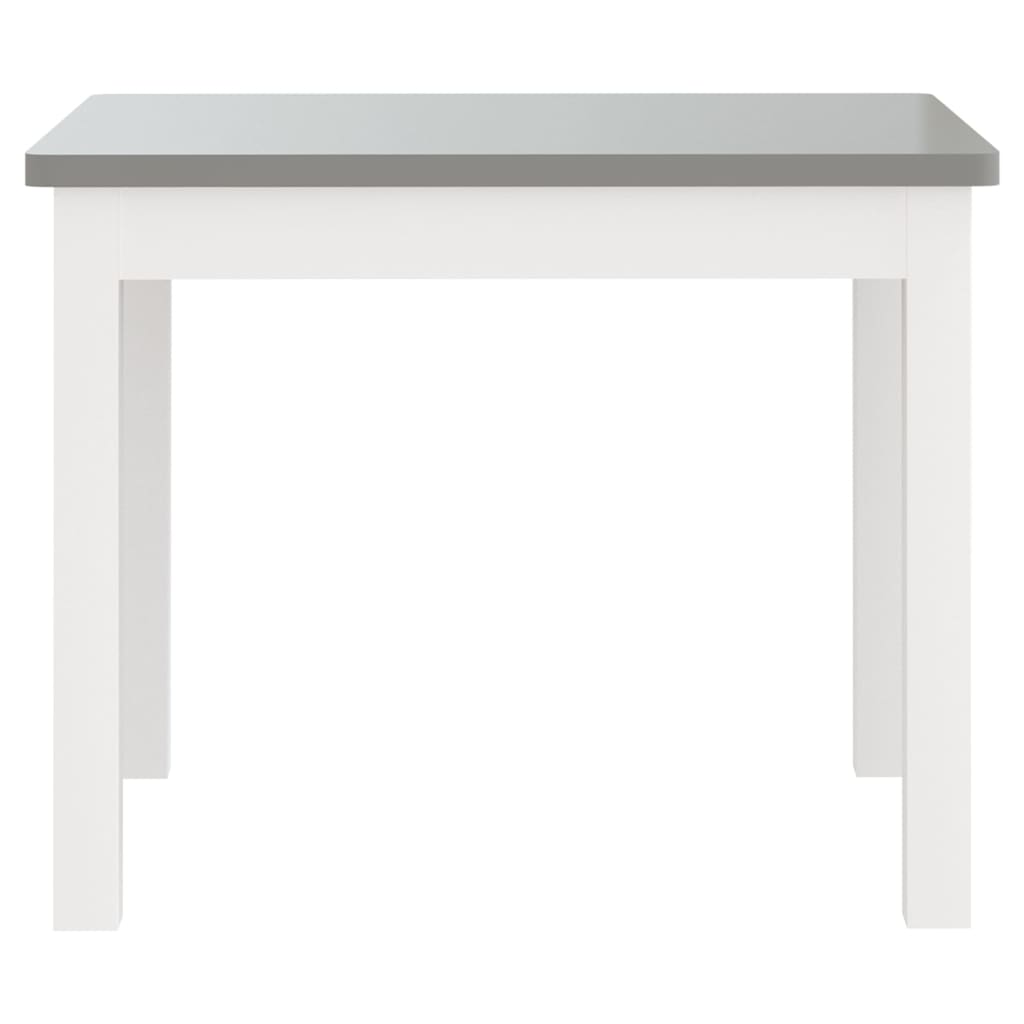 3-delige Kindertafel- en stoelenset MDF wit en grijs Meubelsets voor baby's & peuters | Creëer jouw Trendy Thuis | Gratis bezorgd & Retour | Trendy.nl