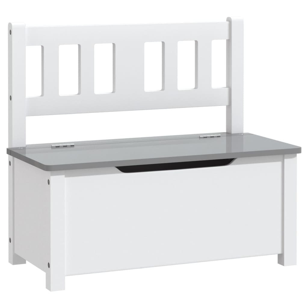 3-delige Kindertafel- en stoelenset MDF wit en grijs Meubelsets voor baby's & peuters | Creëer jouw Trendy Thuis | Gratis bezorgd & Retour | Trendy.nl