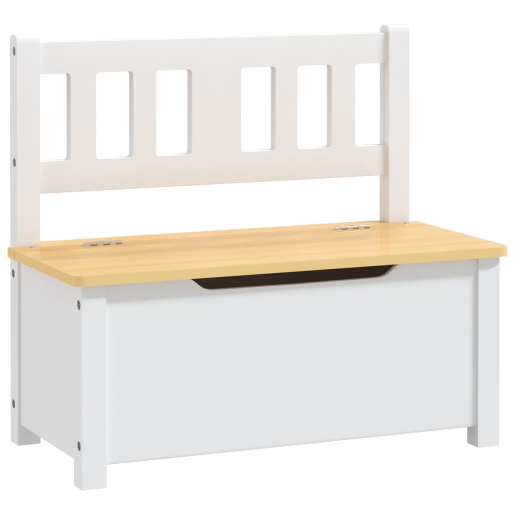 4-delige Kindertafel- en stoelenset MDF wit en beige Meubelsets voor baby's & peuters | Creëer jouw Trendy Thuis | Gratis bezorgd & Retour | Trendy.nl