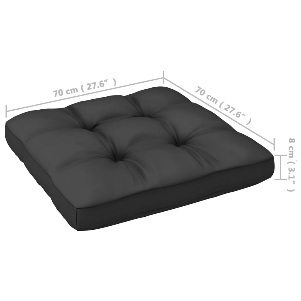 8-delige Loungeset met kussens massief grenenhout Tuinsets | Creëer jouw Trendy Thuis | Gratis bezorgd & Retour | Trendy.nl