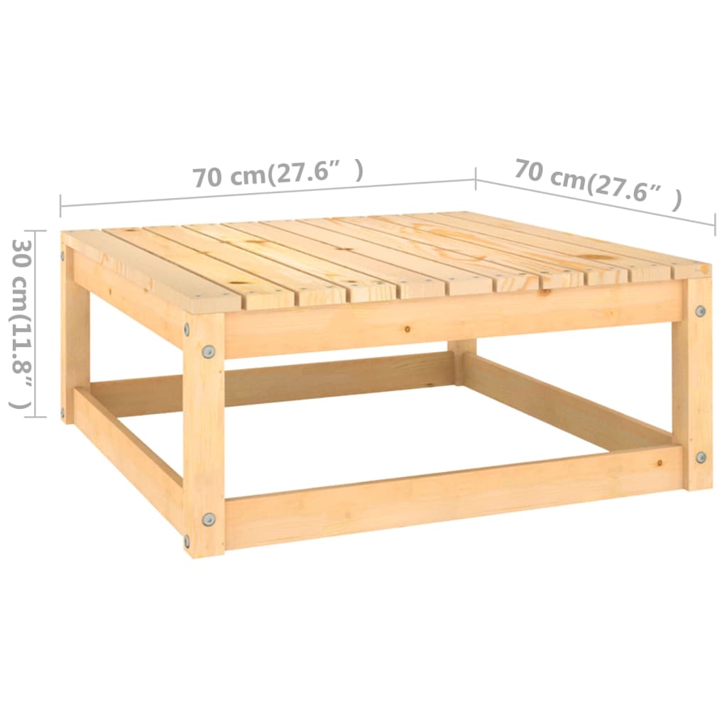 8-delige Loungeset met kussens massief grenenhout Tuinsets | Creëer jouw Trendy Thuis | Gratis bezorgd & Retour | Trendy.nl