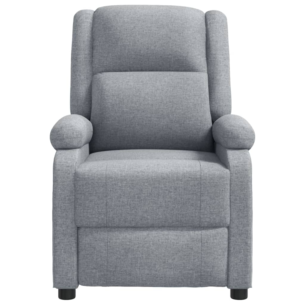 Fauteuil verstelbaar stof lichtgrijs Fauteuils & Relaxfauteuils | Creëer jouw Trendy Thuis | Gratis bezorgd & Retour | Trendy.nl