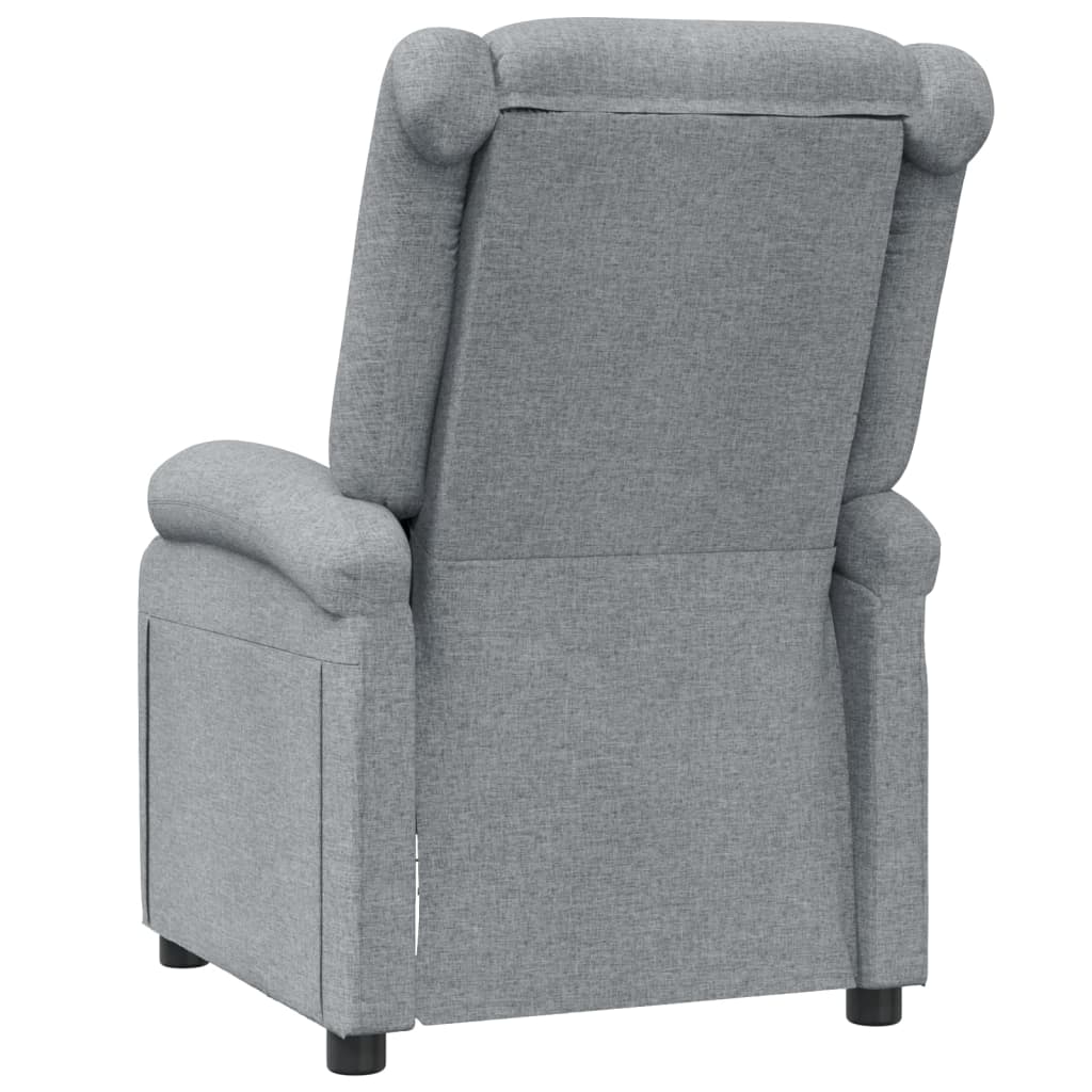 Fauteuil verstelbaar stof lichtgrijs Fauteuils & Relaxfauteuils | Creëer jouw Trendy Thuis | Gratis bezorgd & Retour | Trendy.nl