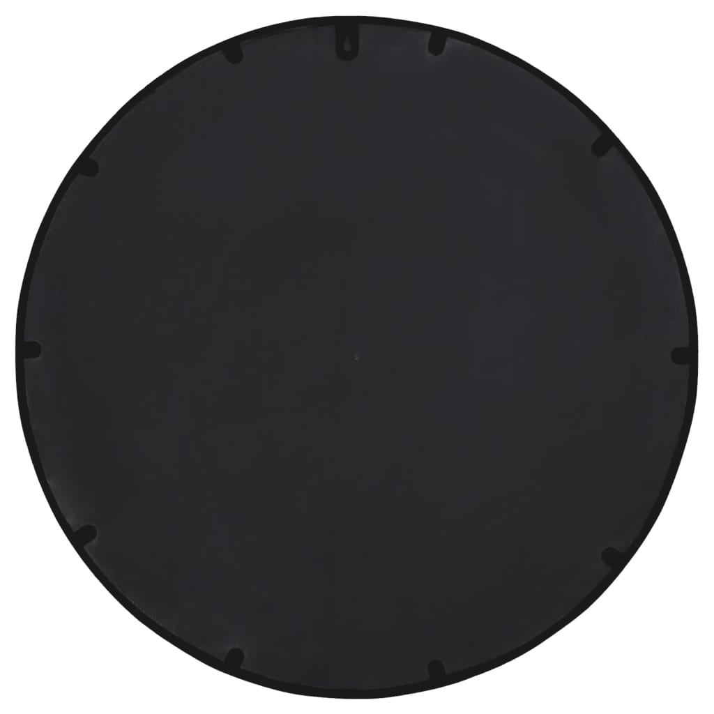 Spiegel rond 40x4 cm ijzer zwart Spiegels | Creëer jouw Trendy Thuis | Gratis bezorgd & Retour | Trendy.nl