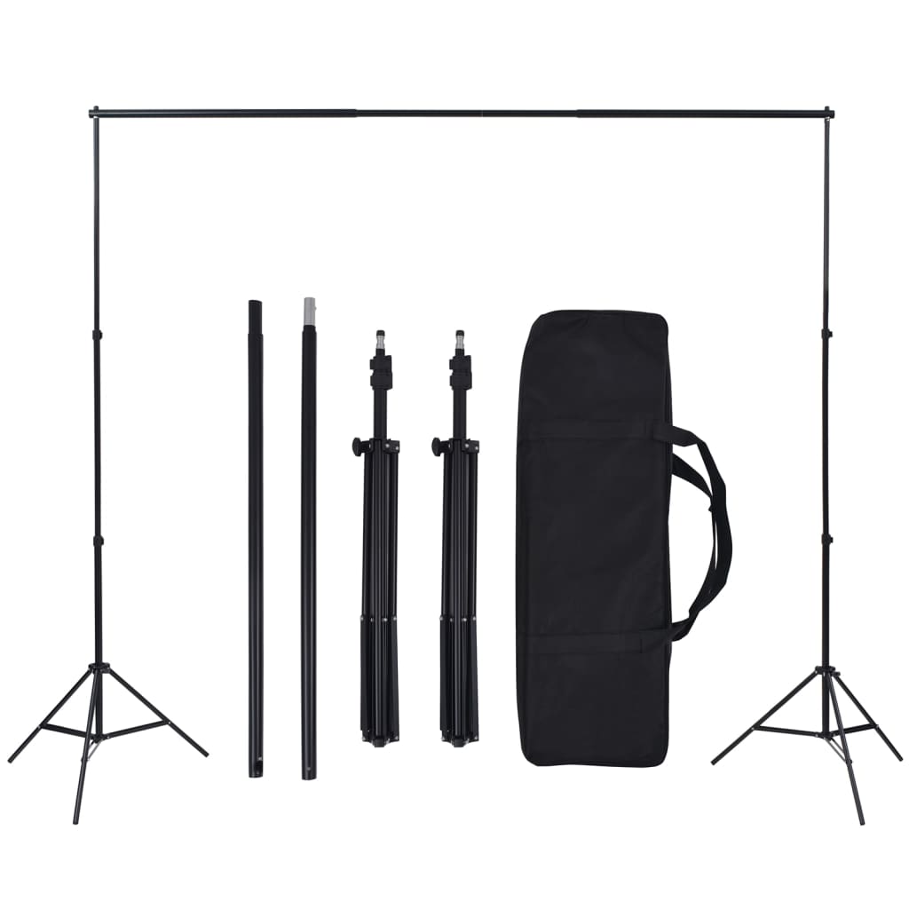 Fotostudioset met verlichtingsset en achtergrond Studioverlichting & flitsers | Creëer jouw Trendy Thuis | Gratis bezorgd & Retour | Trendy.nl