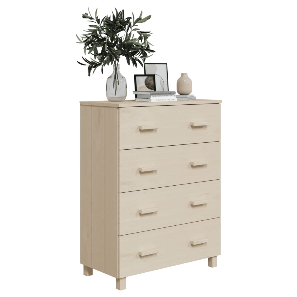 Dressoir HAMAR 79x40x103,5 cm massief grenenhout honingbruin Dressoirs & buffetkasten | Creëer jouw Trendy Thuis | Gratis bezorgd & Retour | Trendy.nl