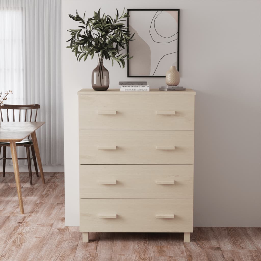 Dressoir HAMAR 79x40x103,5 cm massief grenenhout honingbruin Dressoirs & buffetkasten | Creëer jouw Trendy Thuis | Gratis bezorgd & Retour | Trendy.nl