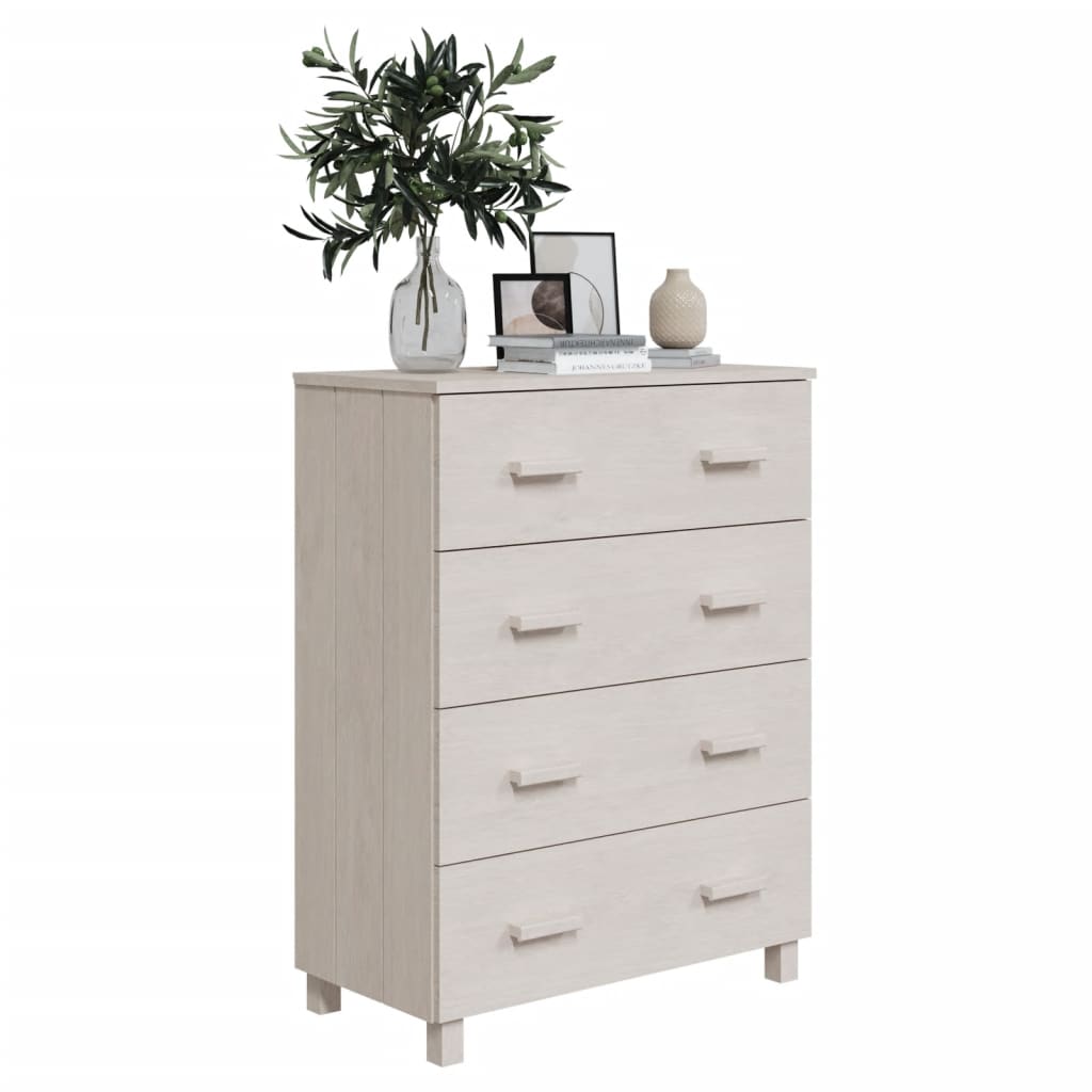 Dressoir HAMAR 79x40x103,5 cm massief grenenhout wit Dressoirs & buffetkasten | Creëer jouw Trendy Thuis | Gratis bezorgd & Retour | Trendy.nl