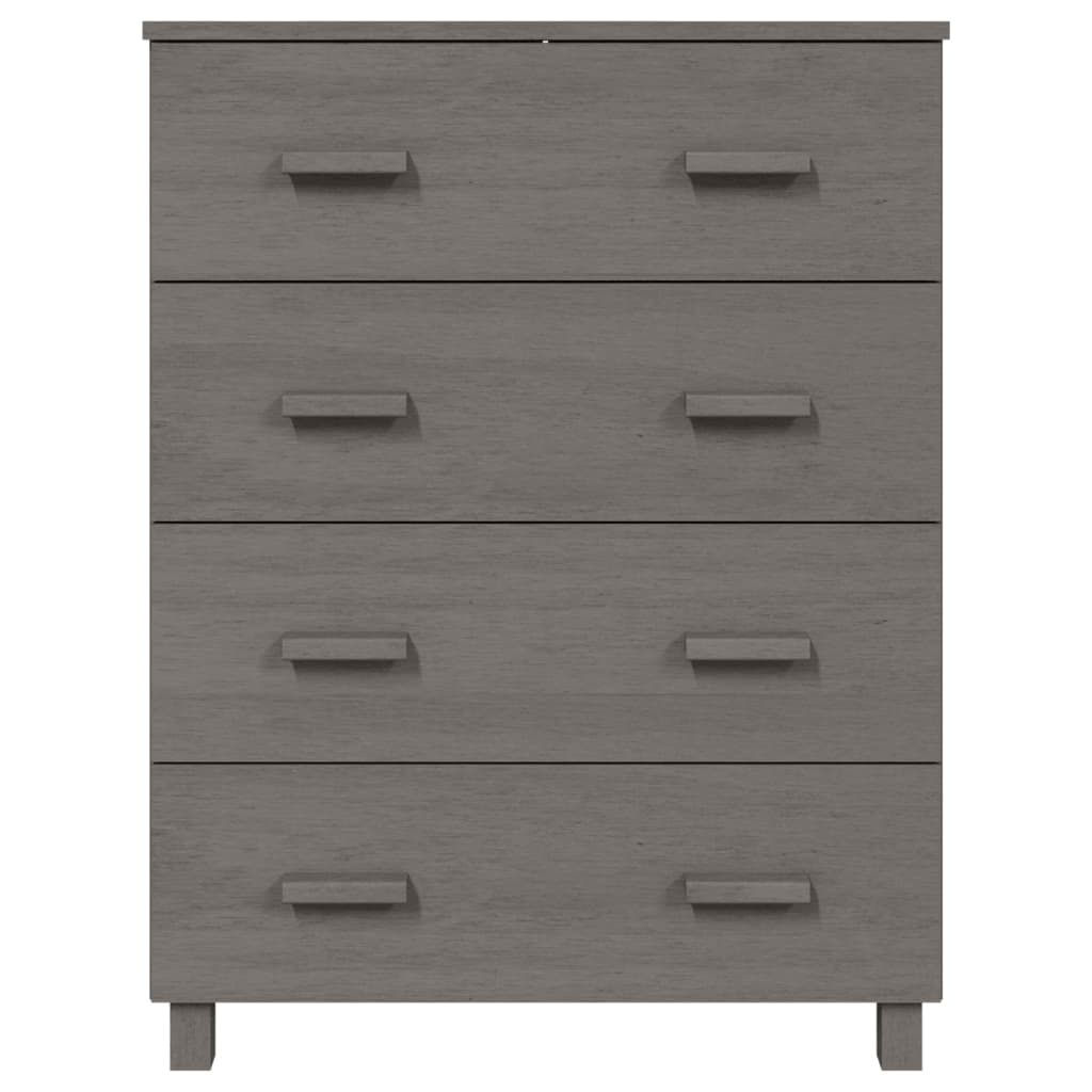 Dressoir HAMAR 79x40x103,5 cm massief grenenhout lichtgrijs Dressoirs & buffetkasten | Creëer jouw Trendy Thuis | Gratis bezorgd & Retour | Trendy.nl