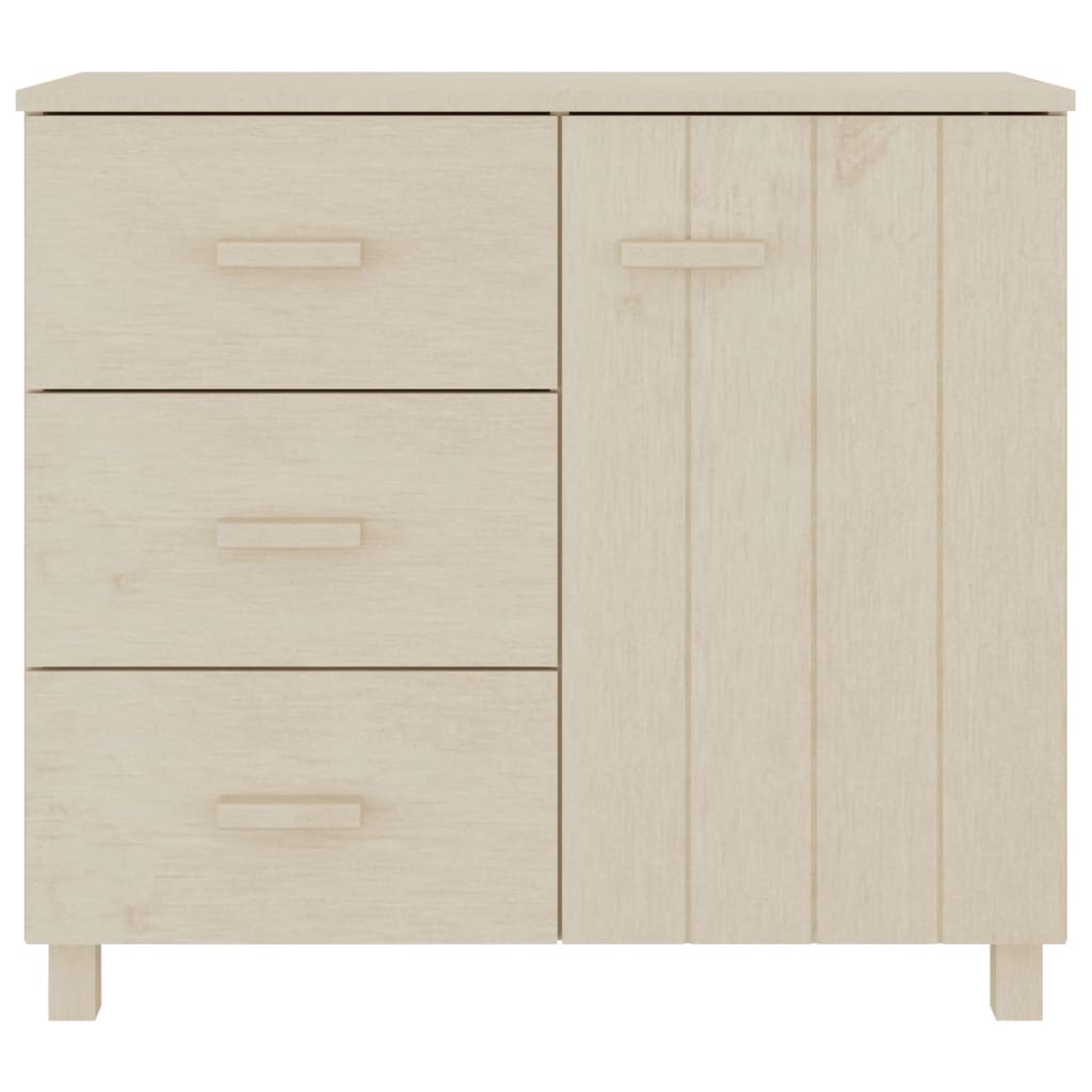 Dressoir HAMAR 90x40x80 cm massief grenenhout honingbruin Dressoirs & buffetkasten | Creëer jouw Trendy Thuis | Gratis bezorgd & Retour | Trendy.nl