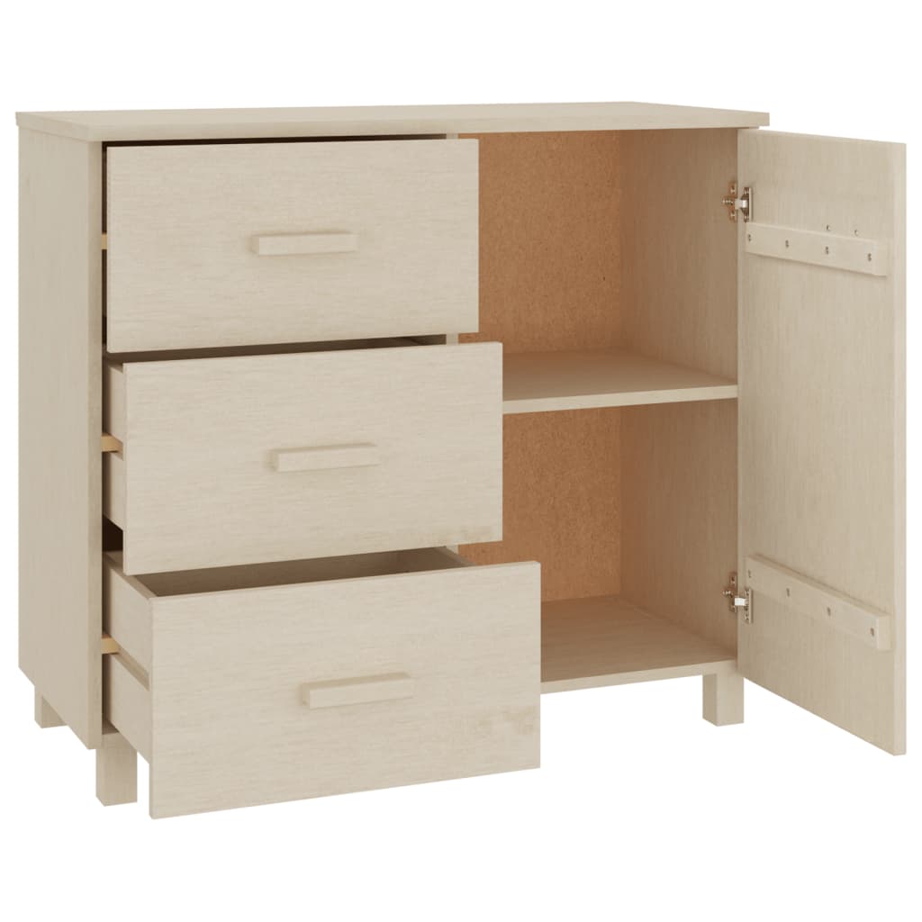 Dressoir HAMAR 90x40x80 cm massief grenenhout honingbruin Dressoirs & buffetkasten | Creëer jouw Trendy Thuis | Gratis bezorgd & Retour | Trendy.nl