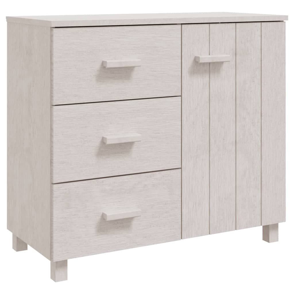 Dressoir HAMAR 90x40x80 cm massief grenenhout wit Dressoirs & buffetkasten | Creëer jouw Trendy Thuis | Gratis bezorgd & Retour | Trendy.nl