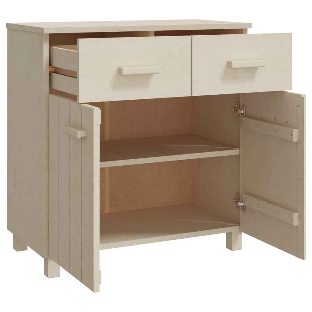 Dressoir HAMAR 79x40x80 cm massief grenenhout honingbruin Dressoirs & buffetkasten | Creëer jouw Trendy Thuis | Gratis bezorgd & Retour | Trendy.nl