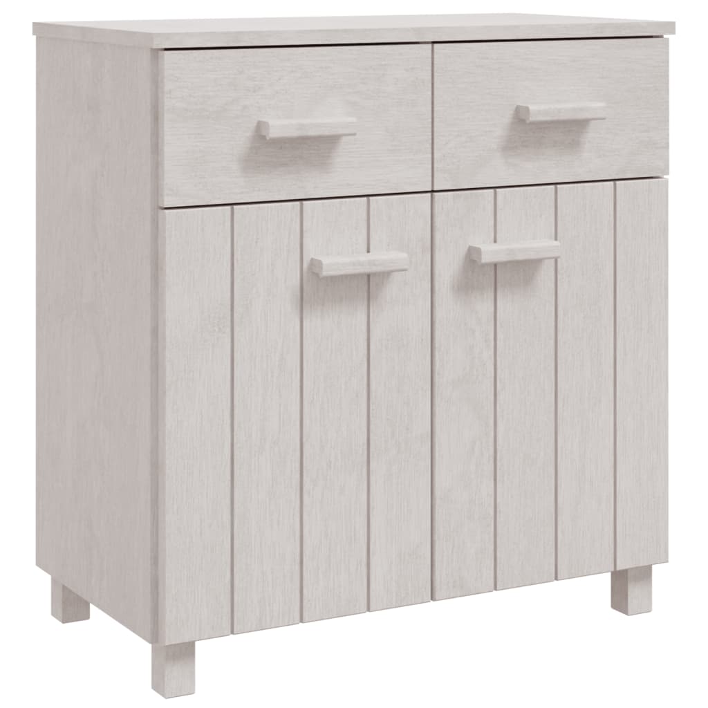 Dressoir HAMAR 79x40x80 cm massief grenenhout wit Dressoirs & buffetkasten | Creëer jouw Trendy Thuis | Gratis bezorgd & Retour | Trendy.nl