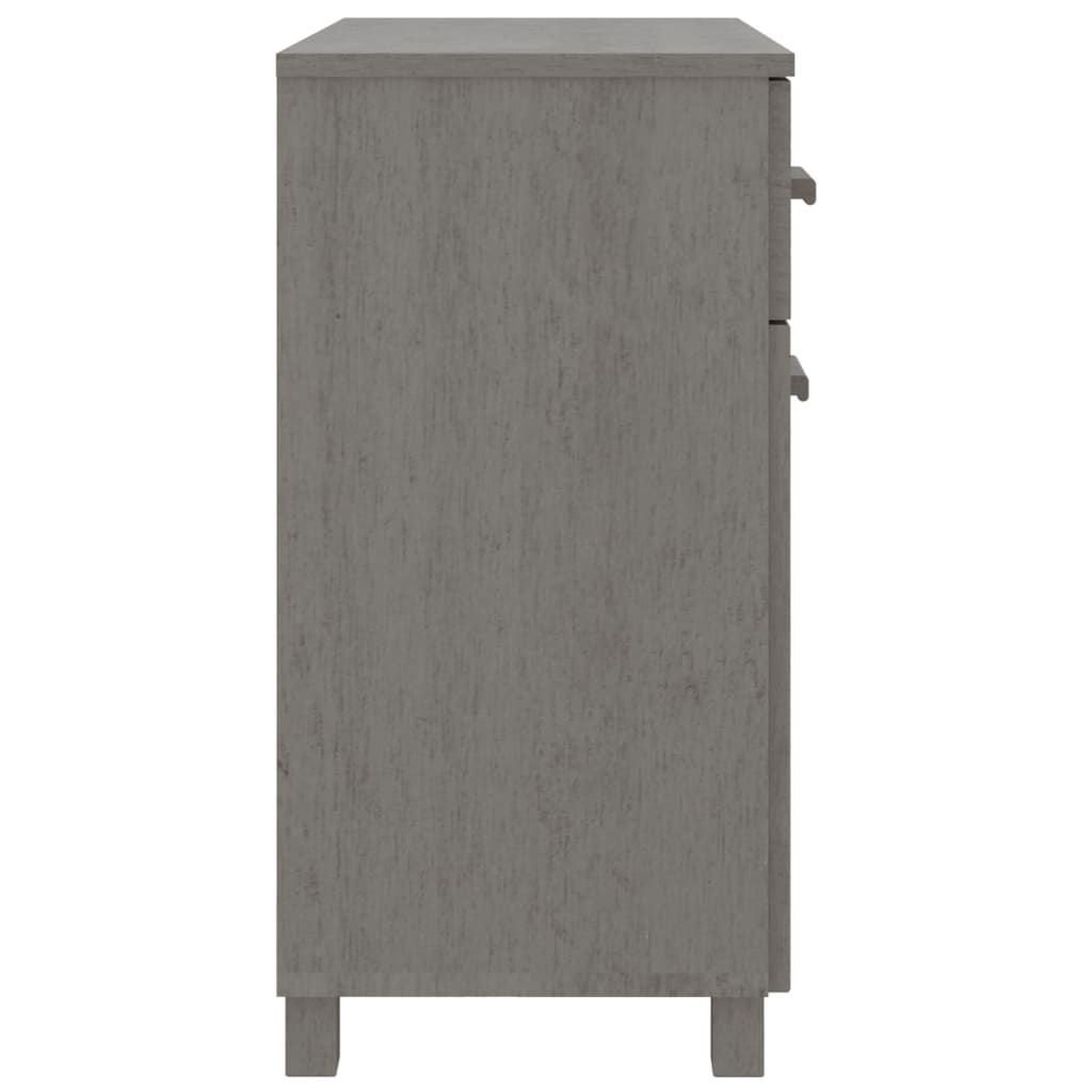 Dressoir HAMAR 79x40x80 cm massief grenenhout lichtgrijs Dressoirs & buffetkasten | Creëer jouw Trendy Thuis | Gratis bezorgd & Retour | Trendy.nl