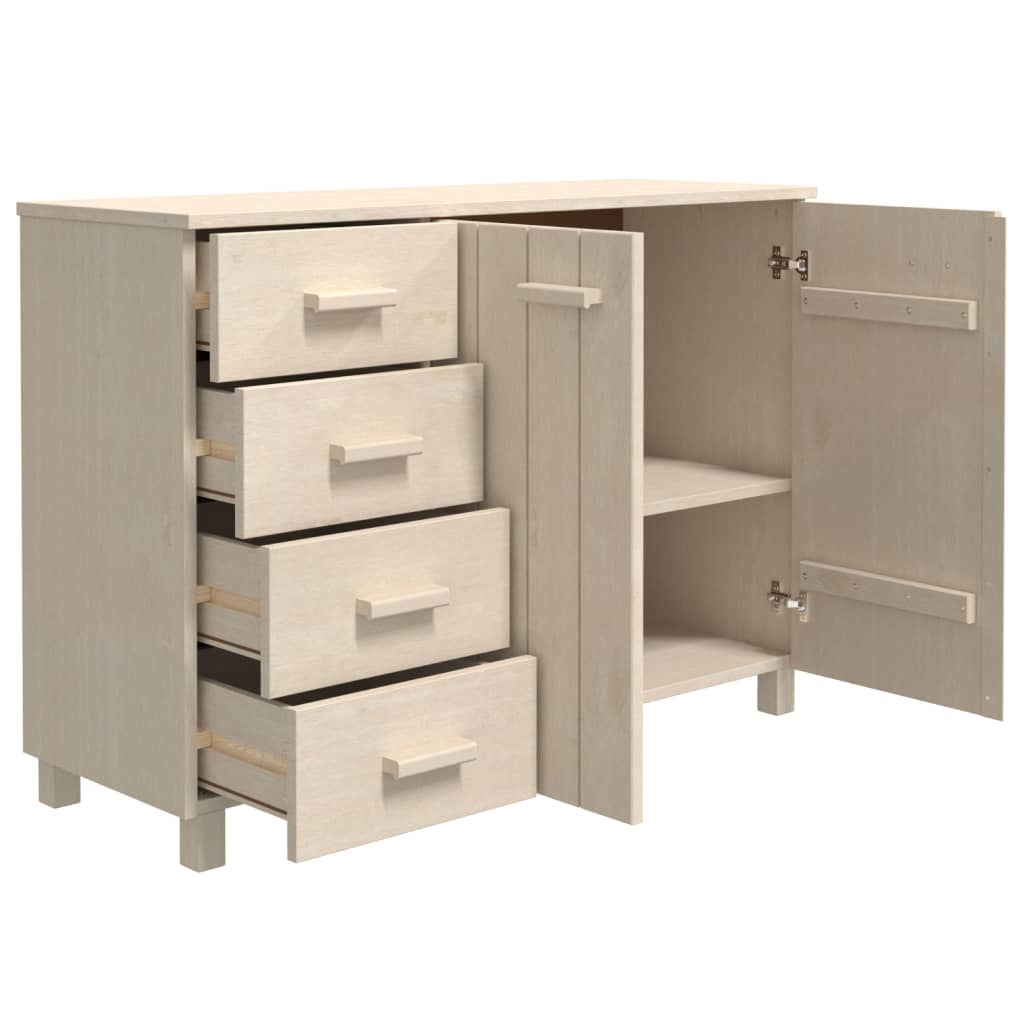 Dressoir HAMAR 113x40x80 cm massief grenenhout honingbruin Dressoirs & buffetkasten | Creëer jouw Trendy Thuis | Gratis bezorgd & Retour | Trendy.nl