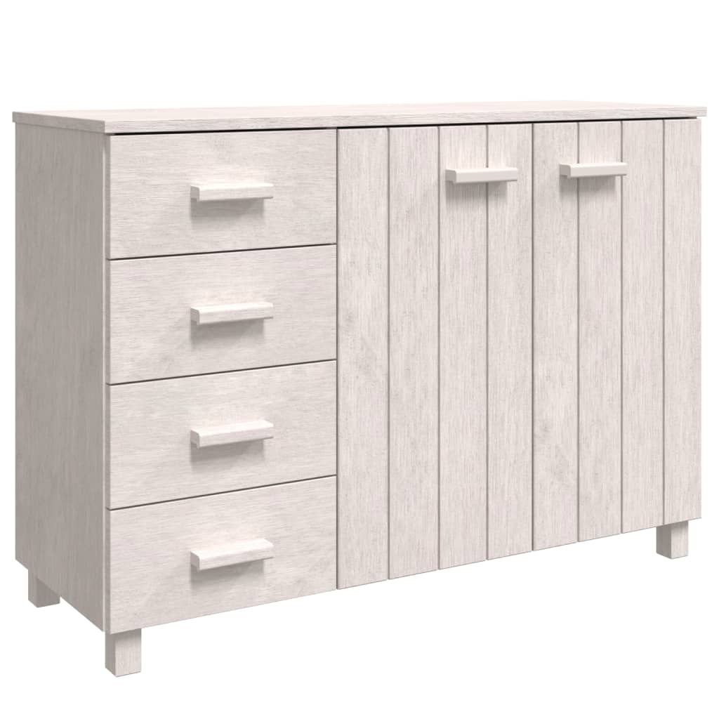 Dressoir HAMAR 113x40x80 cm massief grenenhout wit Dressoirs & buffetkasten | Creëer jouw Trendy Thuis | Gratis bezorgd & Retour | Trendy.nl