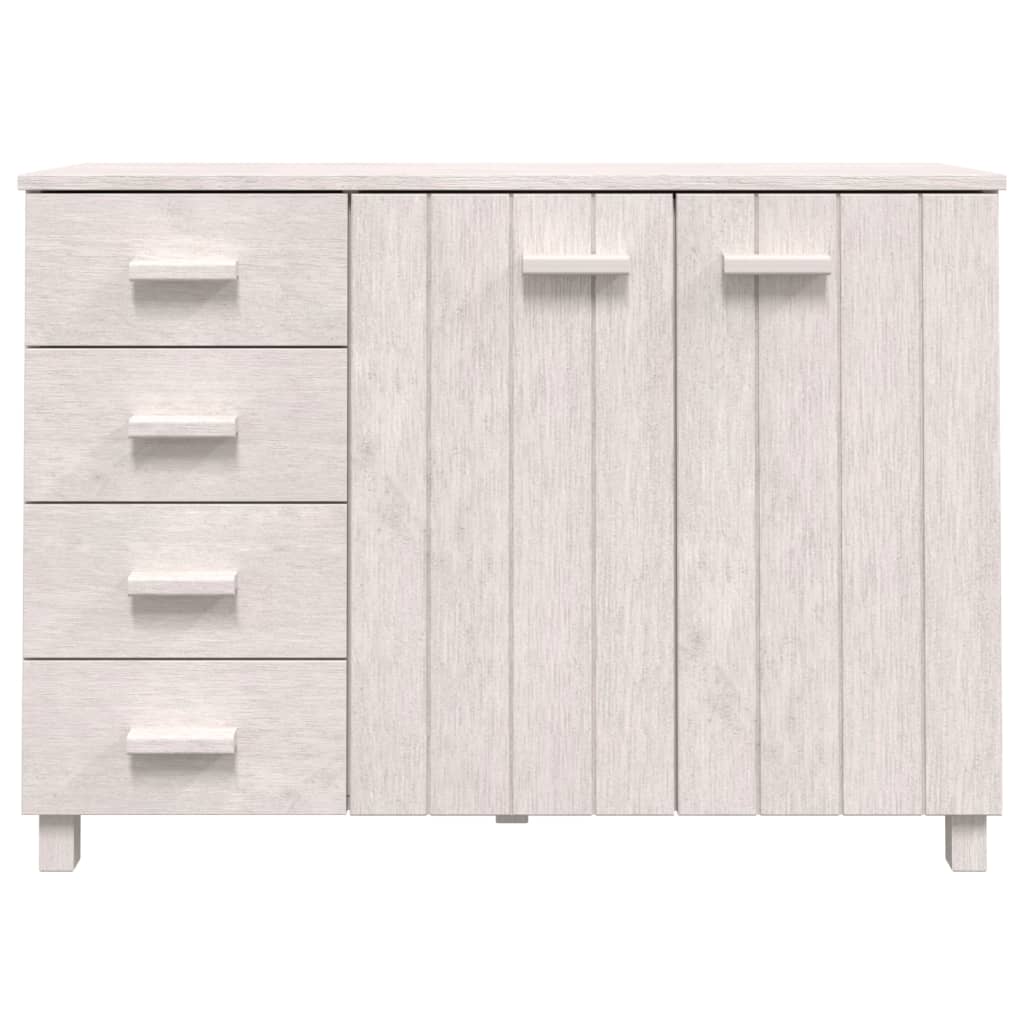 Dressoir HAMAR 113x40x80 cm massief grenenhout wit Dressoirs & buffetkasten | Creëer jouw Trendy Thuis | Gratis bezorgd & Retour | Trendy.nl