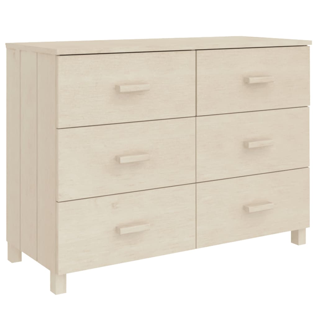 Dressoir HAMAR 113x40x80 cm massief grenenhout honingbruin Dressoirs & buffetkasten | Creëer jouw Trendy Thuis | Gratis bezorgd & Retour | Trendy.nl