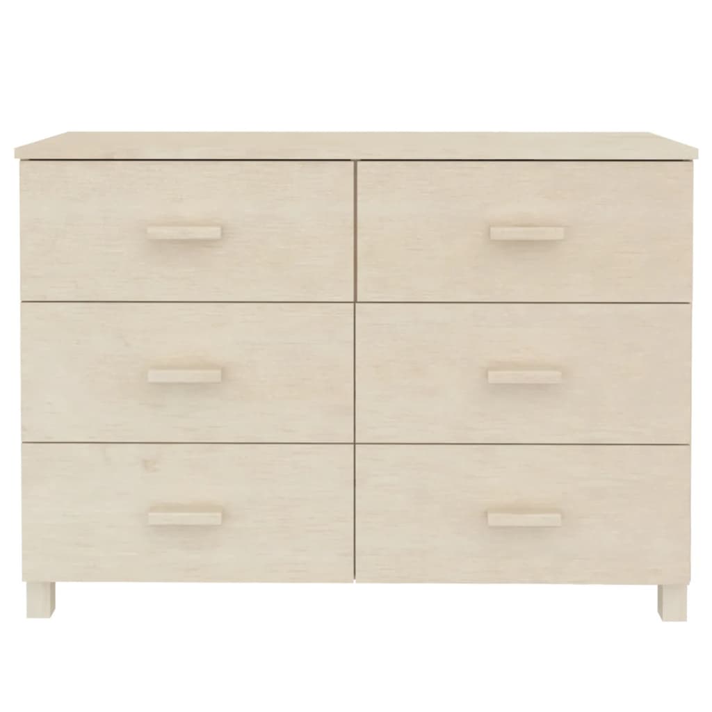 Dressoir HAMAR 113x40x80 cm massief grenenhout honingbruin Dressoirs & buffetkasten | Creëer jouw Trendy Thuis | Gratis bezorgd & Retour | Trendy.nl