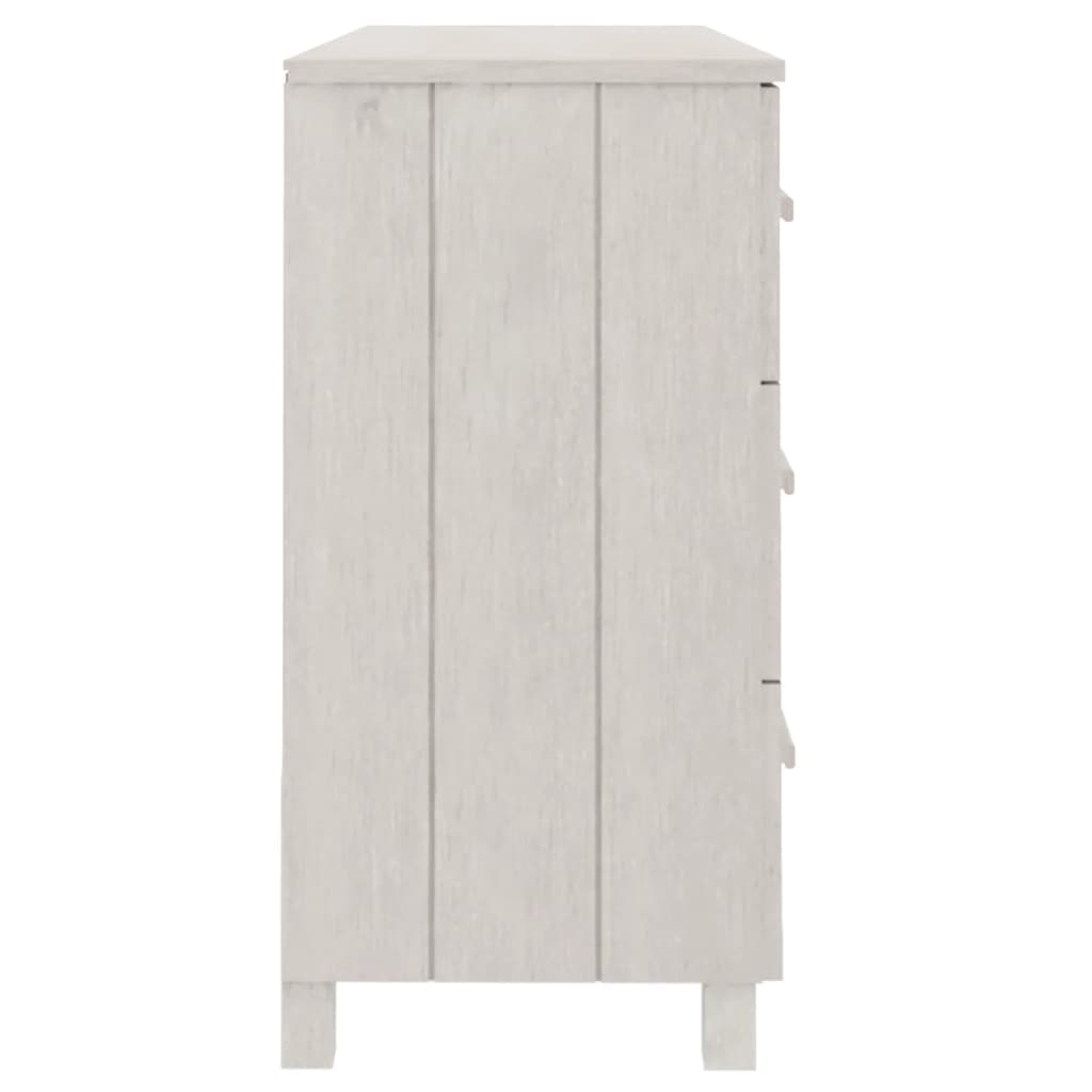 Dressoir HAMAR 113x40x80 cm massief grenenhout wit Dressoirs & buffetkasten | Creëer jouw Trendy Thuis | Gratis bezorgd & Retour | Trendy.nl