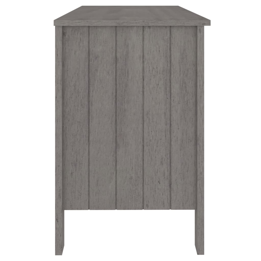 Stijlvol lichtgrijs bureau van massief grenenhout - HAMAR 113x50x75 cm Bureaus | Creëer jouw Trendy Thuis | Gratis bezorgd & Retour | Trendy.nl