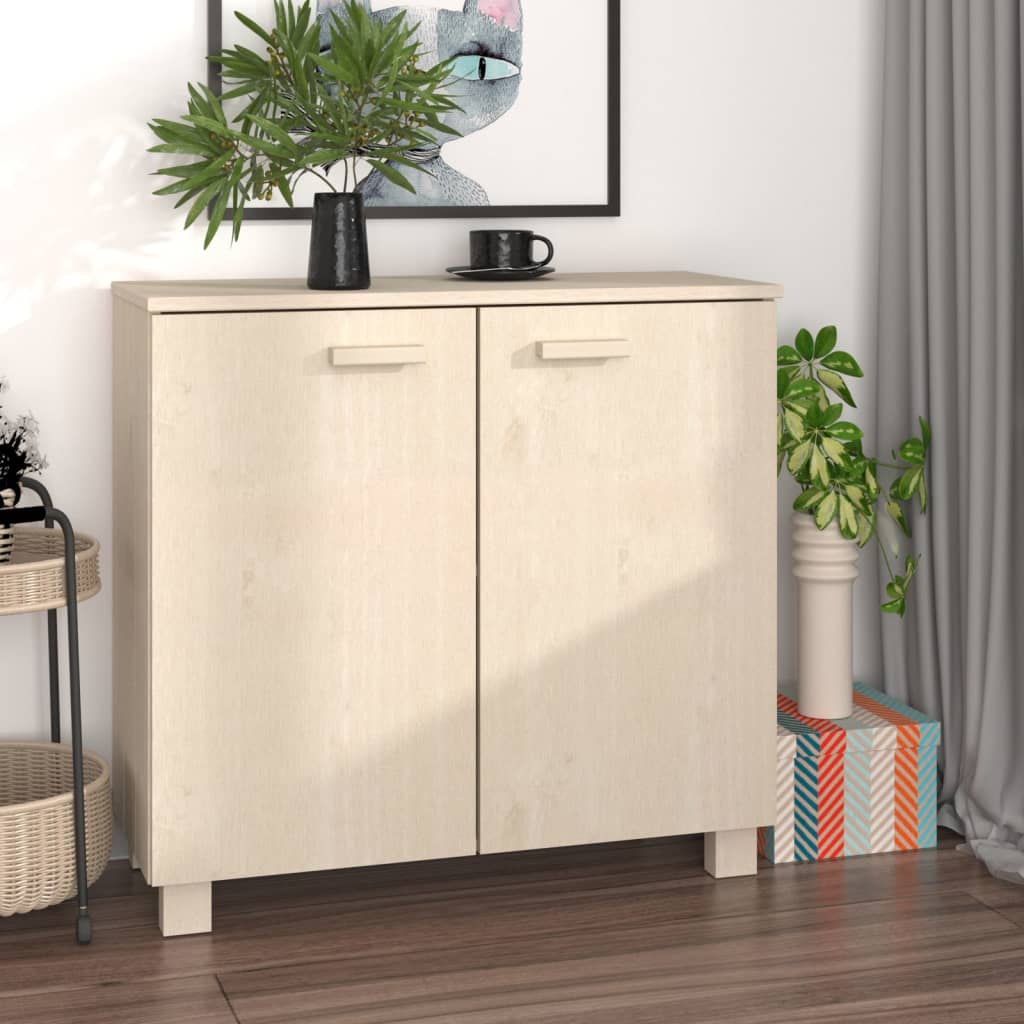 Dressoir HAMAR 85x35x80 cm massief grenenhout honingbruin Dressoirs & buffetkasten | Creëer jouw Trendy Thuis | Gratis bezorgd & Retour | Trendy.nl