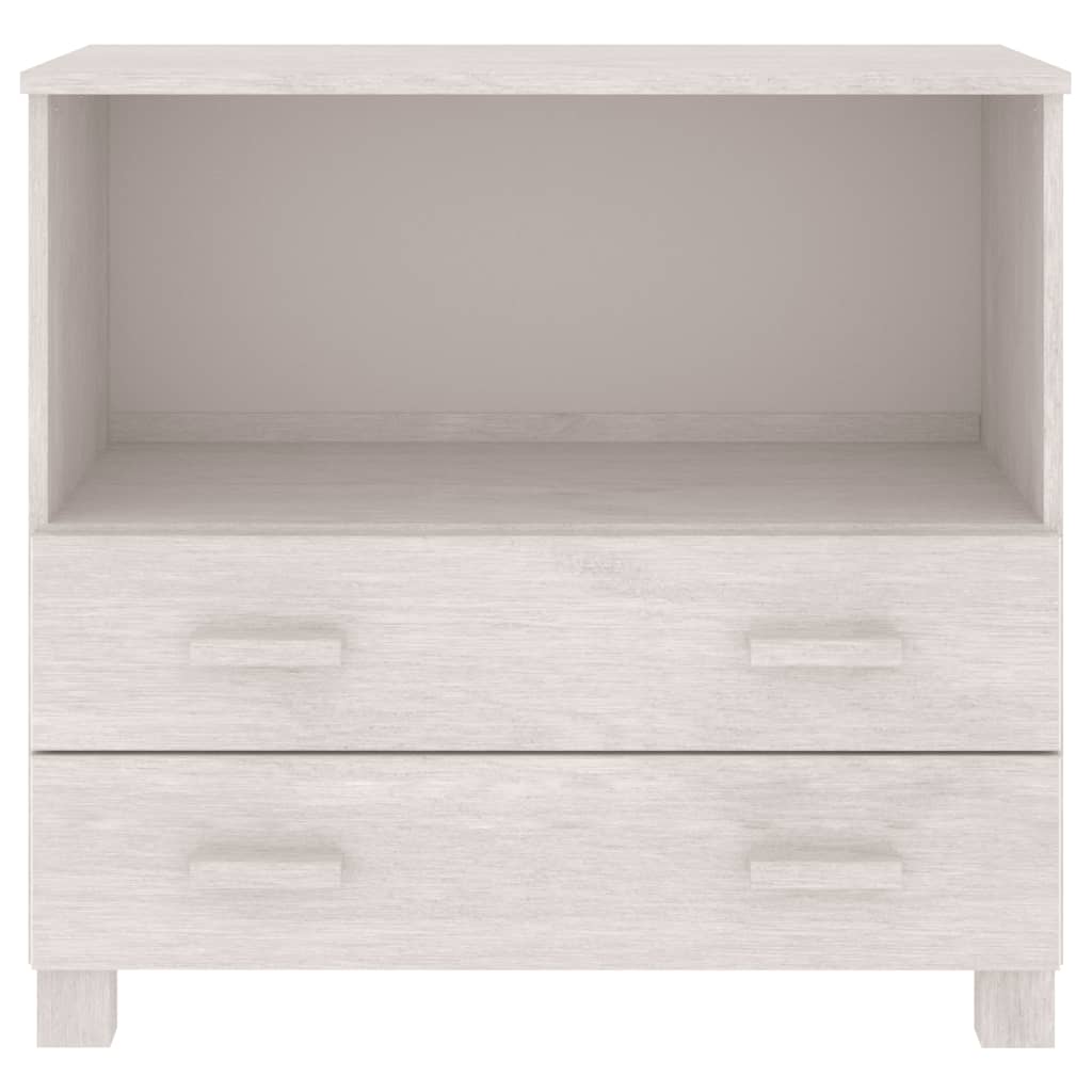 Dressoir HAMAR 85x35x80 cm massief grenenhout wit Dressoirs & buffetkasten | Creëer jouw Trendy Thuis | Gratis bezorgd & Retour | Trendy.nl