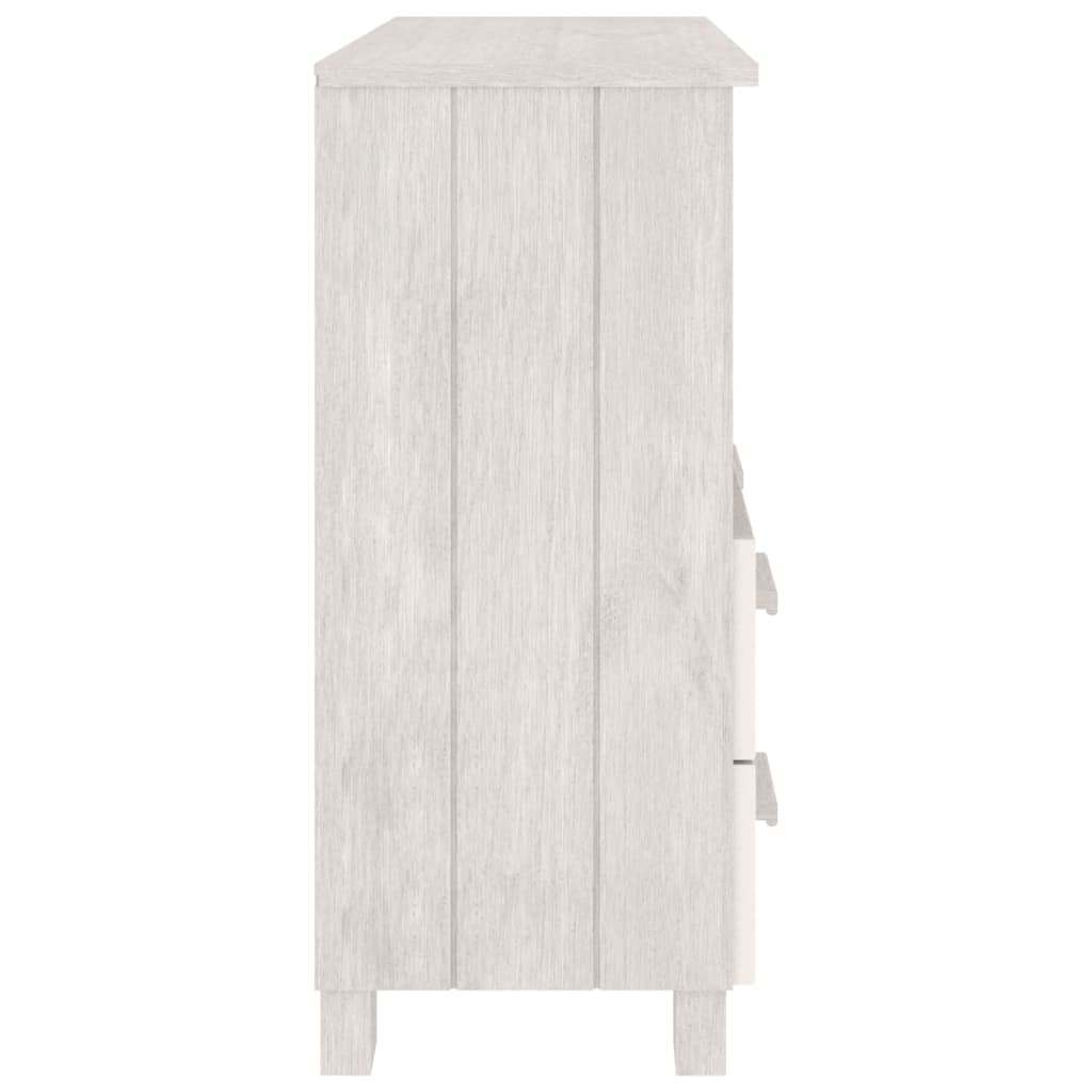 Dressoir HAMAR 85x35x80 cm massief grenenhout wit Dressoirs & buffetkasten | Creëer jouw Trendy Thuis | Gratis bezorgd & Retour | Trendy.nl