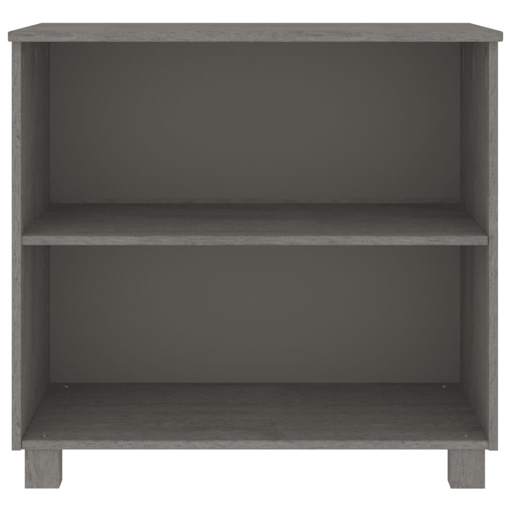 Dressoir HAMAR 85x35x80 cm massief grenenhout lichtgrijs Dressoirs & buffetkasten | Creëer jouw Trendy Thuis | Gratis bezorgd & Retour | Trendy.nl