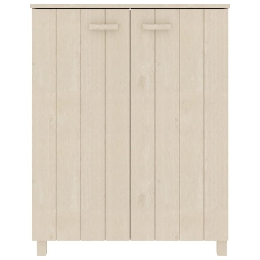 Schoenenkast HAMAR 85x40x108 cm massief grenenhout honingbruin Schoenenrekken | Creëer jouw Trendy Thuis | Gratis bezorgd & Retour | Trendy.nl