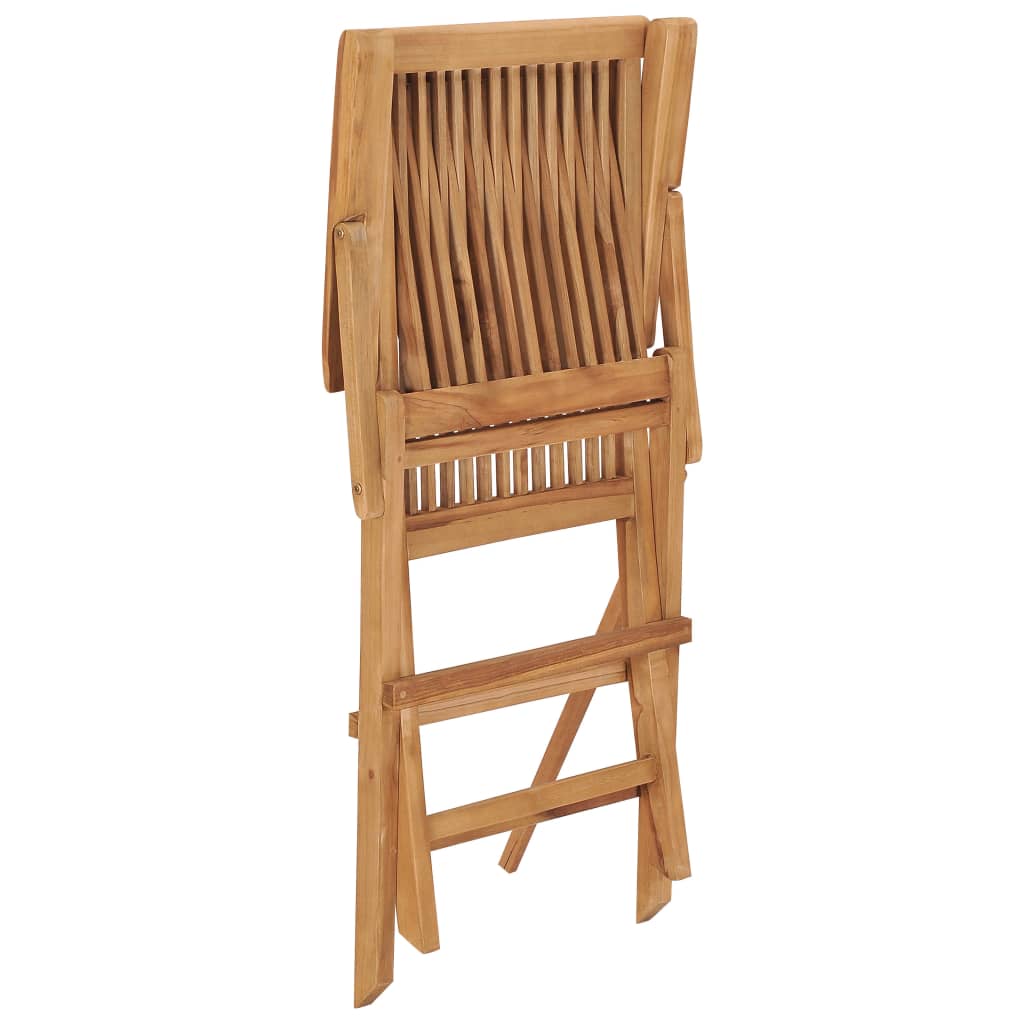 Tuinstoelen 6 st inklapbaar massief teakhout Tuinstoelen | Creëer jouw Trendy Thuis | Gratis bezorgd & Retour | Trendy.nl