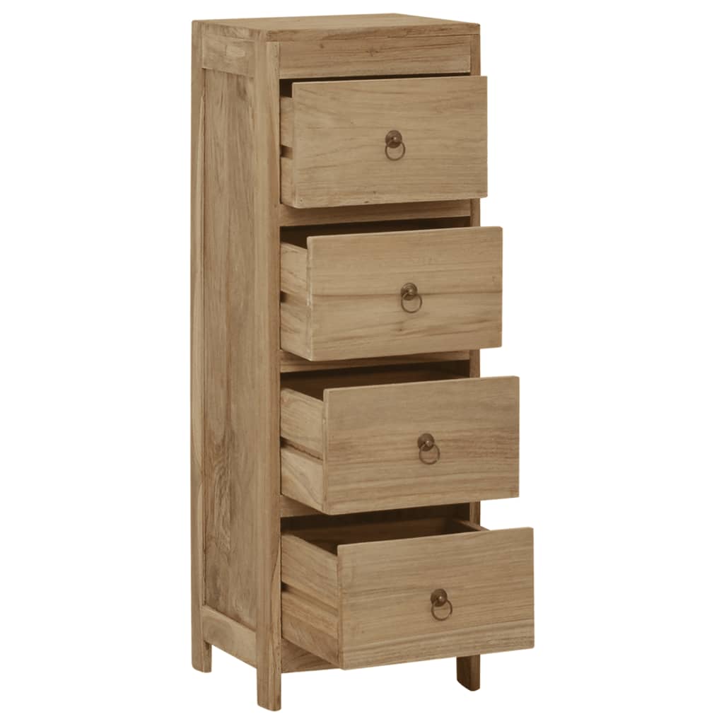 Ladekast 30x30x90 cm massief teakhout Commodes & ladekasten | Creëer jouw Trendy Thuis | Gratis bezorgd & Retour | Trendy.nl