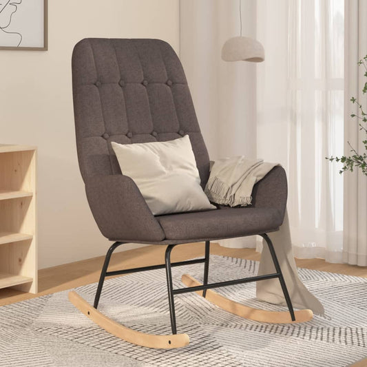 Schommelstoel stof donkergrijs Schommelstoelen | Creëer jouw Trendy Thuis | Gratis bezorgd & Retour | Trendy.nl