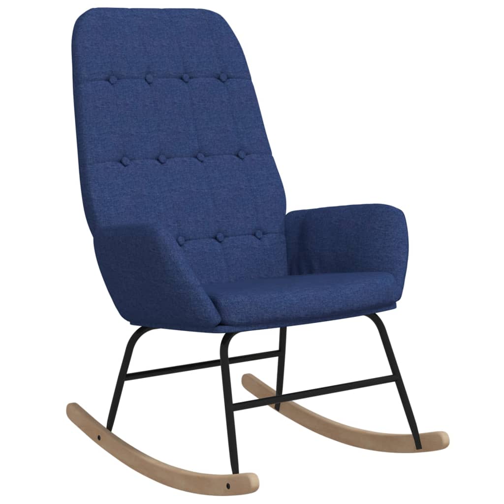 Schommelstoel stof blauw Schommelstoelen | Creëer jouw Trendy Thuis | Gratis bezorgd & Retour | Trendy.nl